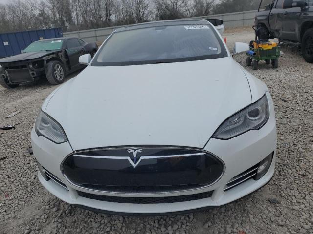 5YJSA1DP9DFP06474 - 2013 TESLA MODEL S WHITE photo 5