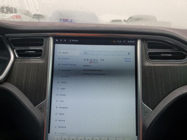 5YJSA1DP9DFP06474 - 2013 TESLA MODEL S თეთრი ფოტო 9