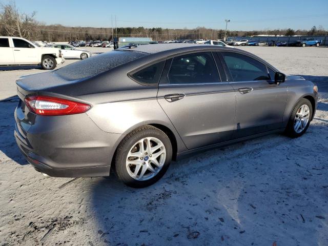 3FA6P0H76DR346802 - 2013 FORD FUSION SE GRAY photo 3