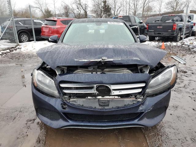 55SWF4KB3JU254401 - 2018 MERCEDES-BENZ C 300 4MATIC BLUE photo 5