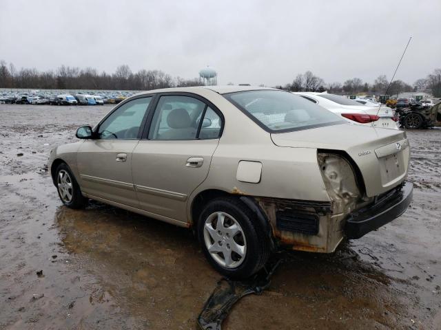 KMHDN46D65U957796 - 2005 HYUNDAI ELANTRA GLS BEIGE photo 2