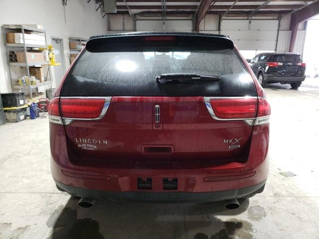 2LMDJ8JK0DBL11221 - 2013 LINCOLN MKX BURGUNDY photo 6