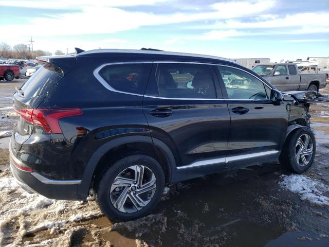 5NMS2DAJ2NH420948 - 2022 HYUNDAI SANTA FE SEL Սև լուսանկար 3