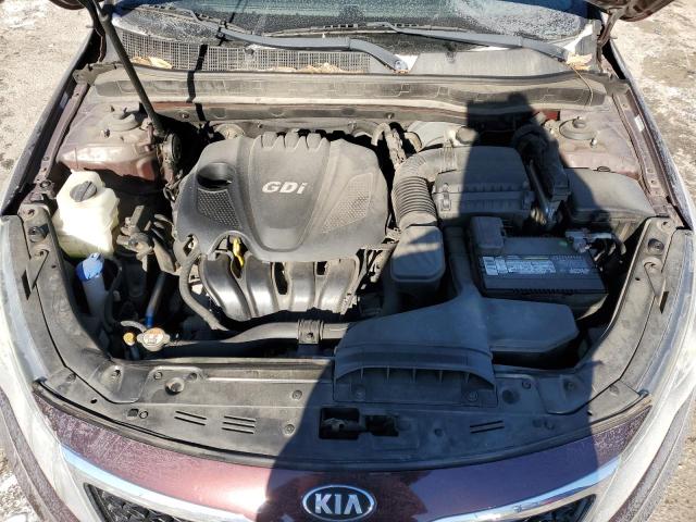 5XXGM4A7XDG133262 - 2013 KIA OPTIMA LX MAROON photo 11