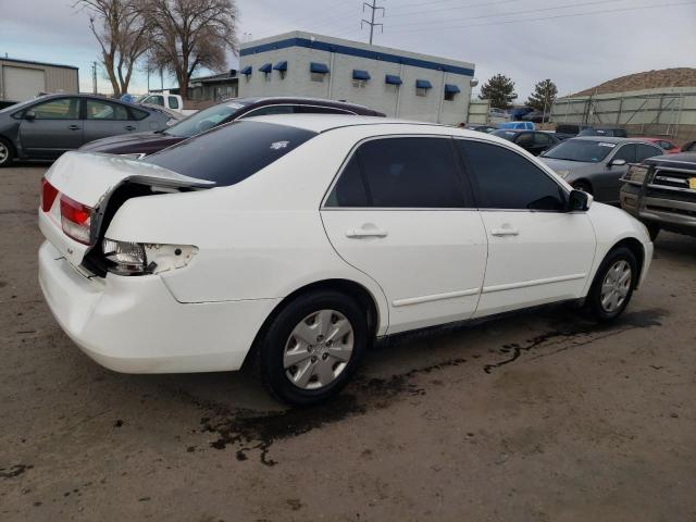 3HGCM56354G710837 - 2004 HONDA ACCORD LX WHITE photo 3