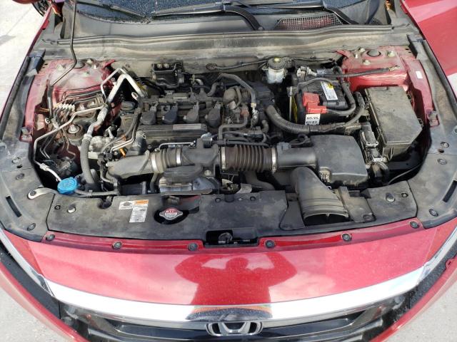 1HGCV1F18JA074445 - 2018 HONDA ACCORD LX RED photo 11