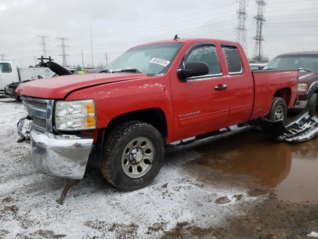 1GCRKSEA4DZ364115 - 2013 CHEVROLET SILVERADO K1500 LT RED photo 1