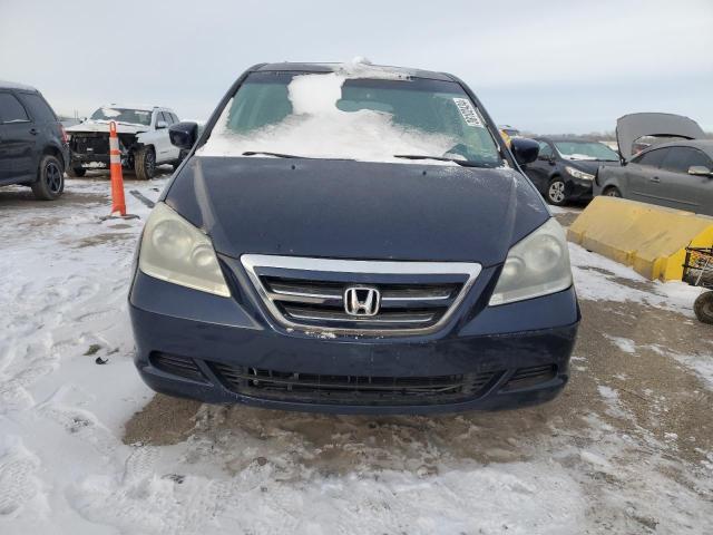 5FNRL38767B037857 - 2007 HONDA ODYSSEY EXL BLUE photo 5