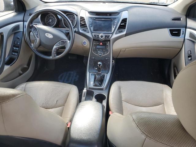 KMHDH4AE2EU204676 - 2014 HYUNDAI ELANTRA SE BLUE photo 8