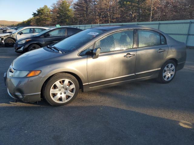 1HGFA165X6L070064 - 2006 HONDA CIVIC LX GRAY photo 1