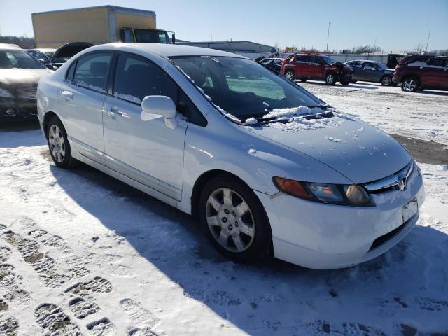 1HGFA16547L050636 - 2007 HONDA CIVIC LX WHITE photo 4