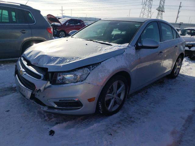 1G1PE5SBXF7261320 - 2015 CHEVROLET CRUZE LT SILVER photo 1