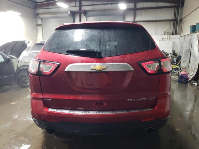 1GNKVLKD0DJ207720 - 2013 CHEVROLET TRAVERSE LTZ RED photo 6