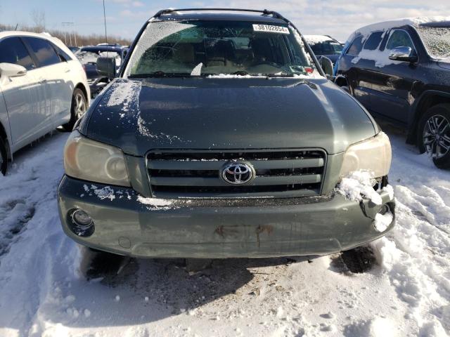 JTEEP21A770223503 - 2007 TOYOTA HIGHLANDER SPORT GREEN photo 5