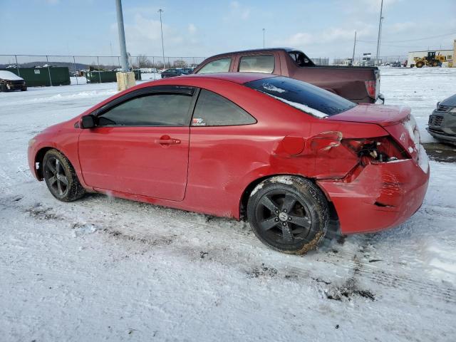 2HGFG11837H545147 - 2007 HONDA CIVIC EX RED photo 2