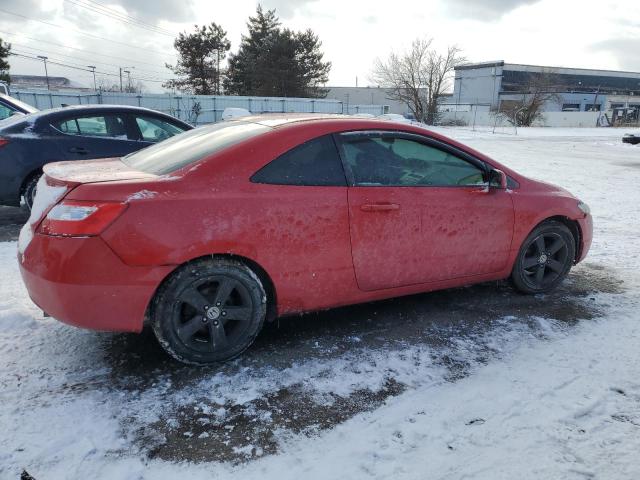 2HGFG11837H545147 - 2007 HONDA CIVIC EX RED photo 3