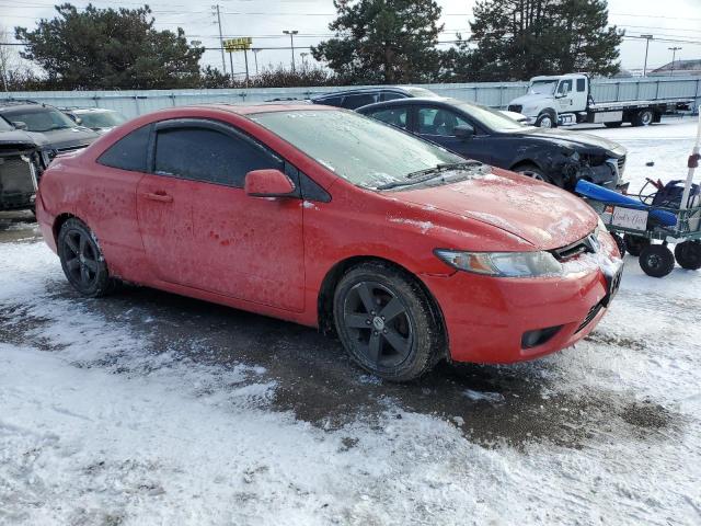 2HGFG11837H545147 - 2007 HONDA CIVIC EX RED photo 4