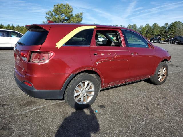 5XYPG4A36HG262105 - 2017 KIA SORENTO LX RED photo 3