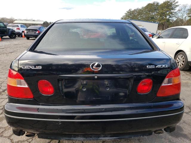 JT8BH68X3W0002810 - 1998 LEXUS GS 400 BLACK photo 6