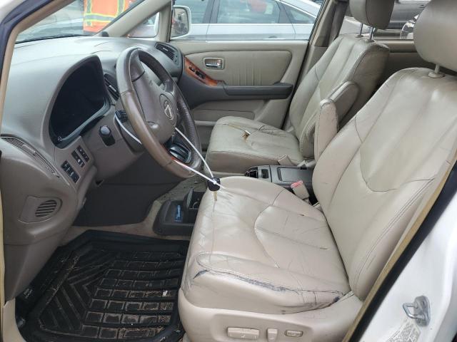 JTJGF10U920123351 - 2002 LEXUS RX 300 WHITE photo 7