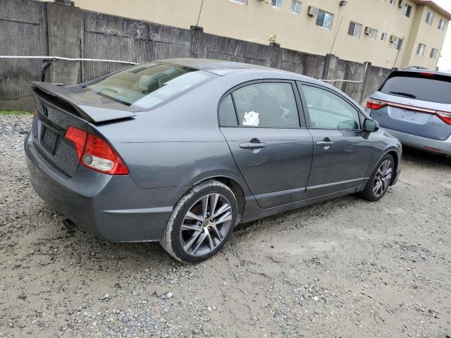 2HGFA16509H356202 - 2009 HONDA CIVIC LX GRAY photo 3