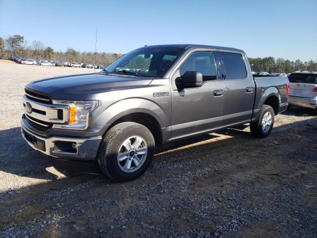 1FTEW1CG0JFC80391 - 2018 FORD F150 SUPERCREW GRAY photo 1
