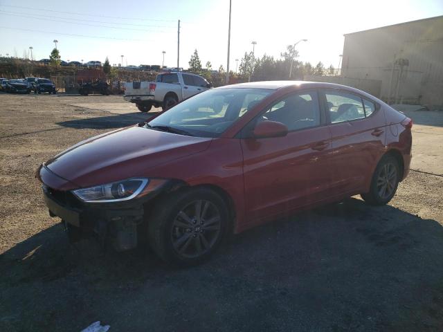 5NPD84LF4JH321240 - 2018 HYUNDAI ELANTRA SEL RED photo 1