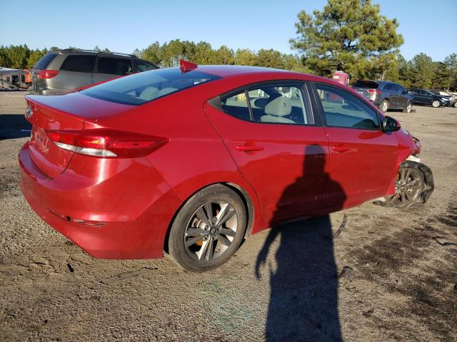 5NPD84LF4JH321240 - 2018 HYUNDAI ELANTRA SEL RED photo 3