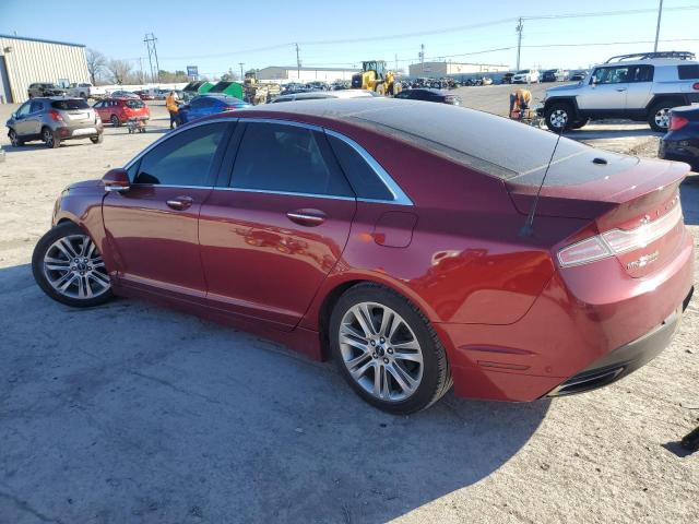 3LN6L2G93DR828367 - 2013 LINCOLN MKZ RED photo 2