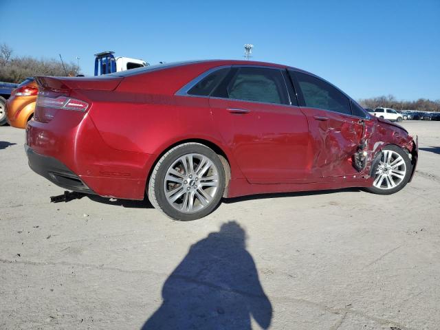 3LN6L2G93DR828367 - 2013 LINCOLN MKZ RED photo 3