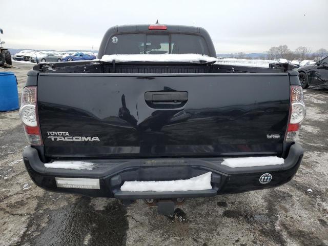 5TFMU4FN7CX005465 - 2012 TOYOTA TACOMA DOUBLE CAB LONG BED BLACK photo 6