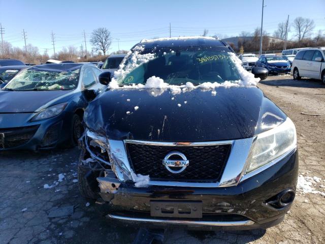 5N1AR2MM8EC600673 - 2014 NISSAN PATHFINDER S BLACK photo 5