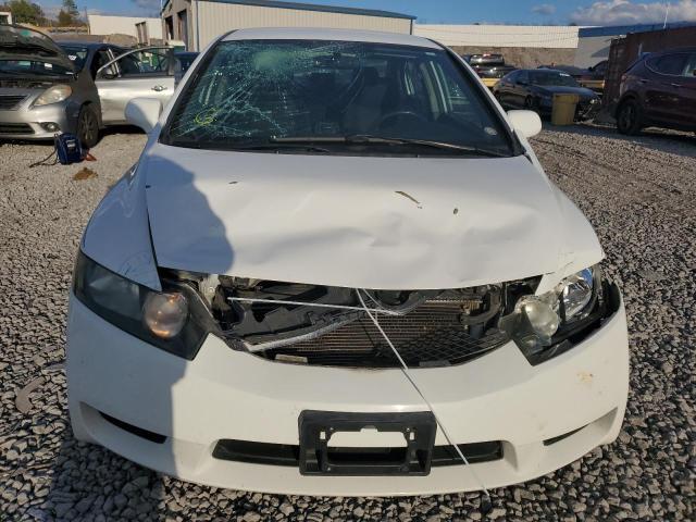 19XFA1F64BE012588 - 2011 HONDA CIVIC LX-S WHITE photo 5