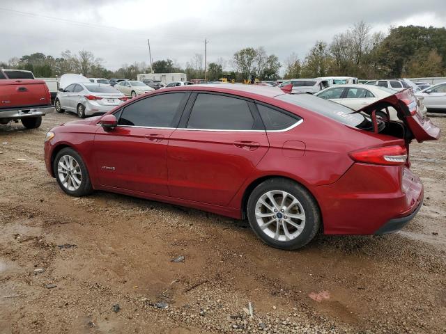 3FA6P0LU1KR205713 - 2019 FORD FUSION SE BURGUNDY photo 2