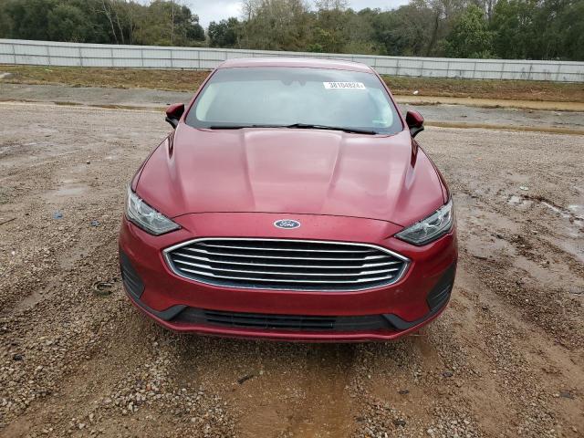 3FA6P0LU1KR205713 - 2019 FORD FUSION SE BURGUNDY photo 5