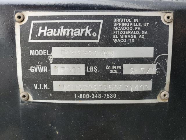 16HGB32325G071403 - 2005 OTHR HAULMARK WHITE photo 10