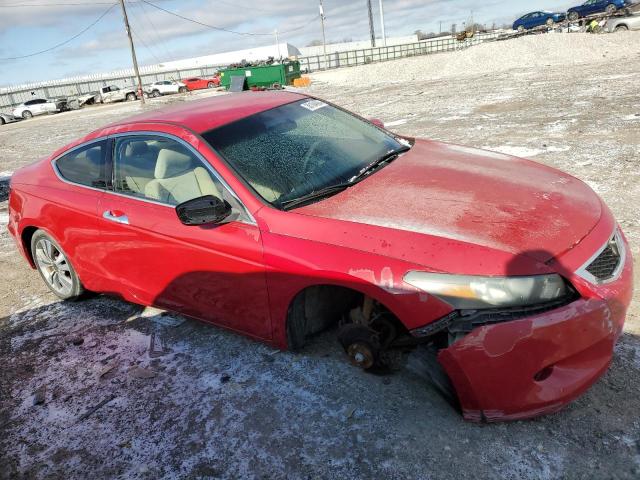 1HGCS12318A029535 - 2008 HONDA ACCORD LX-S RED photo 4