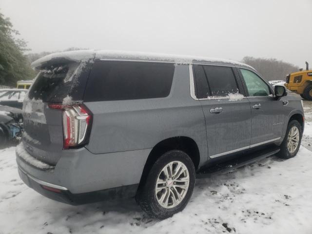 1GKS2GKD6NR148334 - 2022 GMC YUKON XL K1500 SLT GRAY photo 3