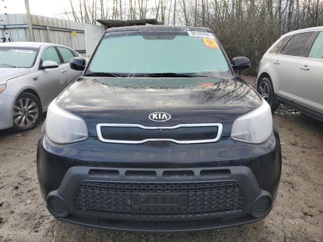 KNDJN2A27F7172978 - 2015 KIA SOUL BLACK photo 5