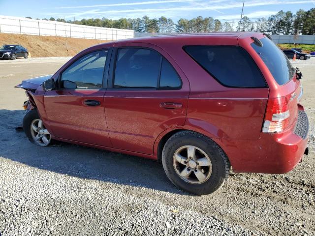 KNDJD735785840087 - 2008 KIA SORENTO EX RED photo 2