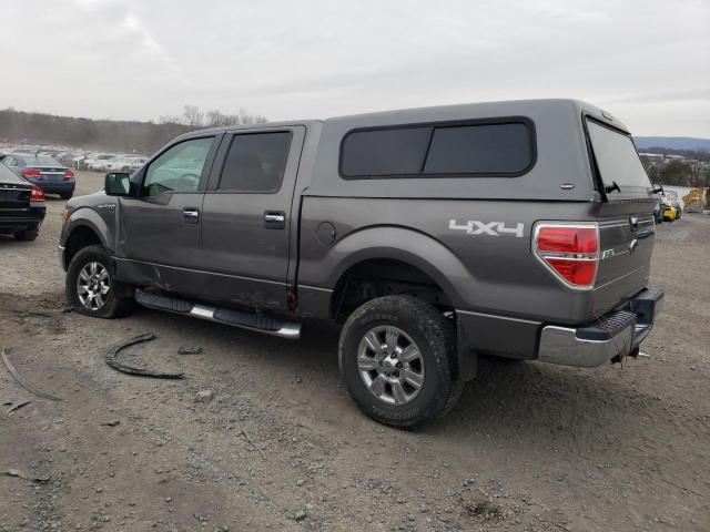 1FTFW1EF0BFA68293 - 2011 FORD F150 SUPERCREW GRAY photo 2