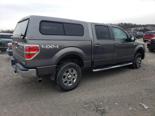 1FTFW1EF0BFA68293 - 2011 FORD F150 SUPERCREW GRAY photo 3