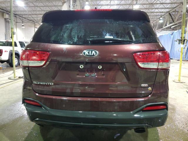 5XYPGDA34JG413786 - 2018 KIA SORENTO LX BURGUNDY photo 6