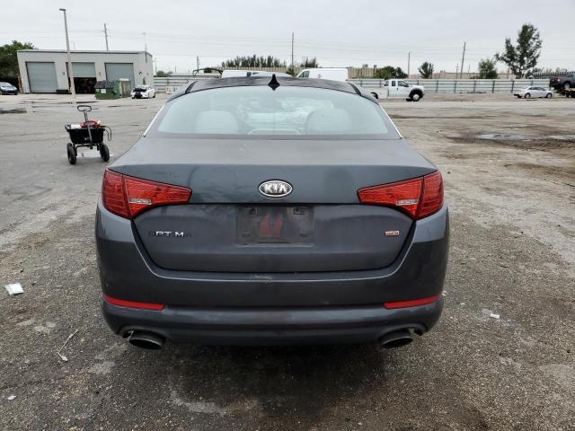 KNAGM4A70B5143863 - 2011 KIA OPTIMA LX GRAY photo 6