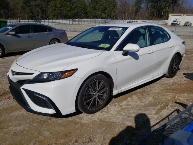 4T1G11AK1PU727955 - 2023 TOYOTA CAMRY SE NIGHT SHADE WHITE photo 1