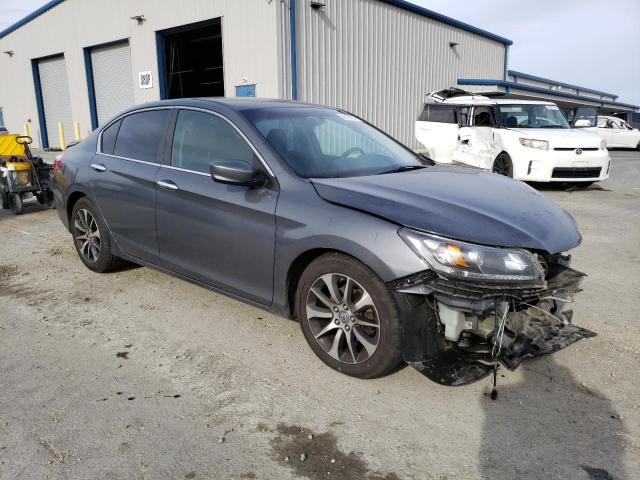 1HGCR2F51EA045467 - 2014 HONDA ACCORD SPORT GRAY photo 4