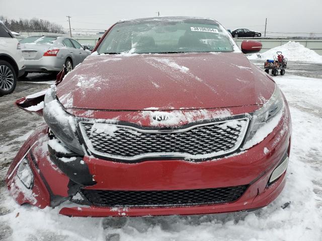 5XXGN4A72EG268413 - 2014 KIA OPTIMA EX RED photo 5