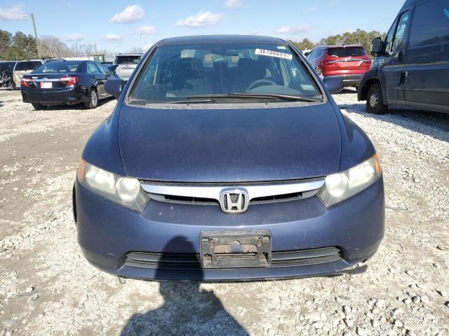 1HGFA155X6L091689 - 2006 HONDA CIVIC LX BLUE photo 5