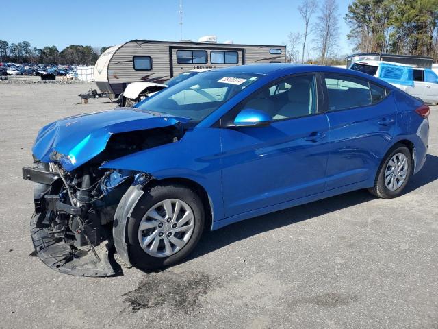 KMHD74LF5HU301206 - 2017 HYUNDAI ELANTRA SE BLUE photo 1