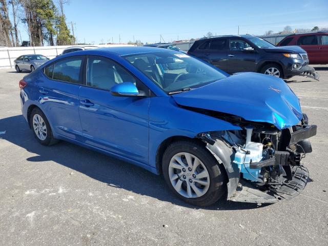 KMHD74LF5HU301206 - 2017 HYUNDAI ELANTRA SE BLUE photo 4